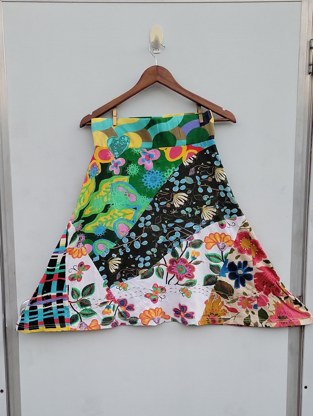 Desigual Multicolor Color Block Skirt
